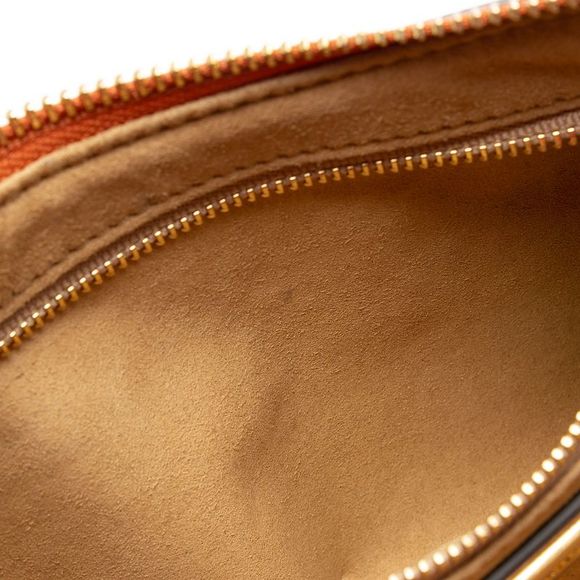 Tory Burch T Monogram Embossed Patent Leather Studio Shoulder Bag - Picture 9 of 15